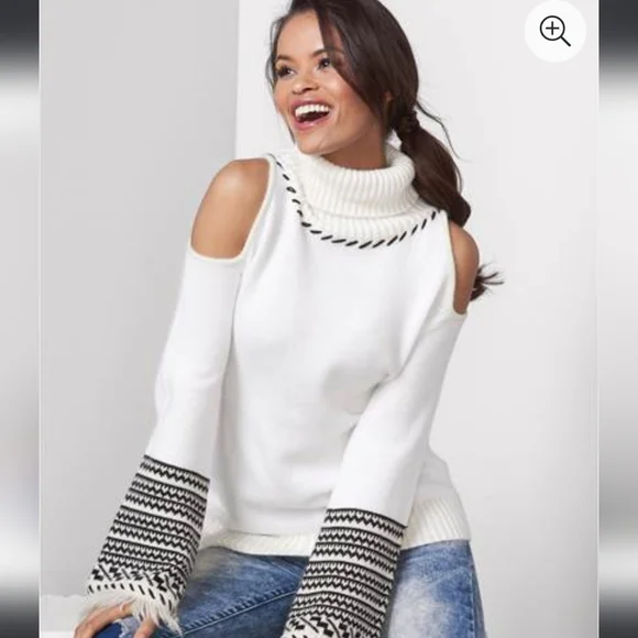 Venus cold shoulder sweater sale